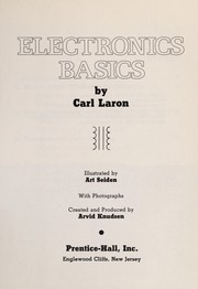Cover of: Electronics basics by Carl Laron