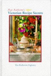 Cover of: Rae Katherine's Victorian recipe secrets