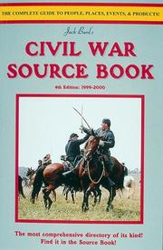 Cover of: Jack Burd's Civil War Source Book: 1999-2000