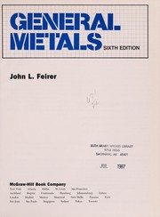 Cover of: General metals | John L. Feirer