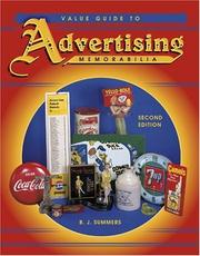 Cover of: Value guide to advertising memorabilia