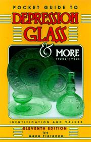 Cover of: Pocket Guide to Depression Glass & More Identification (Pocket Guide to Depression Glass & More)