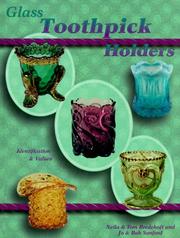 Cover of: Glass Toothpick Holders: Identification & Values