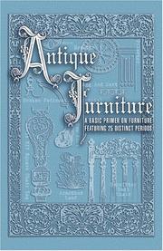 Cover of: Antique Furniture Basic Primer by Collector Books