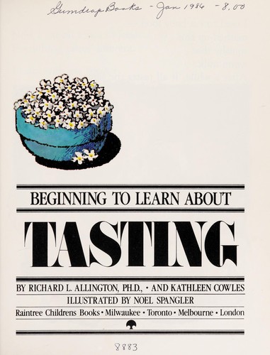 Tasting by Richard L. Allington