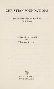 Cover of: Christian foundations by Kathleen R. Fischer