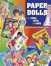 Cover of: Paper dolls of the 1960s, 1970s and 1980s: identification & value guide