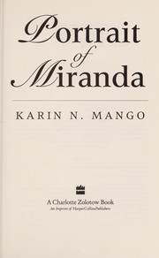 Cover of: Portrait of Miranda by Karin N. Mango