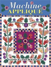 Cover of: Machine Applique by Sue Nickels