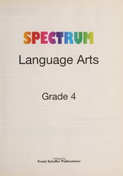 Cover of: Spectrum language arts.