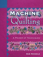 Cover of: Machine Quilting