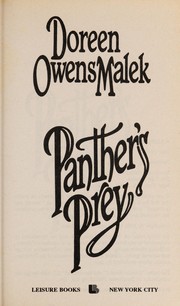 Cover of: Panther's Prey