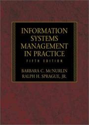 Cover of: Information Systems Management in Practice (5th Edition)