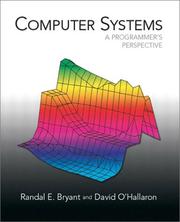 Cover of: Computer Systems by Randal E. Bryant, David R. O'Hallaron