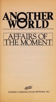 Cover of: Affairs of the moment | Frances Rickett