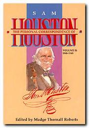 Cover of: The Personal Correspondence of Sam Houston | Sam Houston