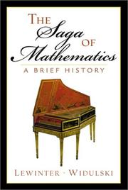 Cover of: The Saga of Mathematics by Marty Lewinter, William Widulski