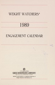 Cover of: Weight Watchers 1989 engagement calendar by Weight Watchers International