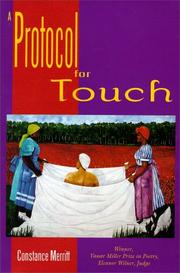 Cover of: A protocol for touch