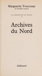 Cover of: Archives du Nord