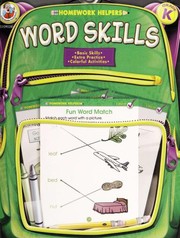 Cover of: Homework Helper Word Skills, Grade K (Homework Helpers)