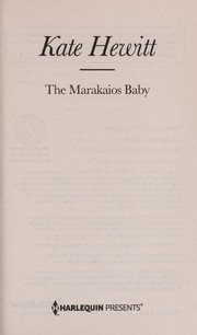 Cover of: The Marakaios baby