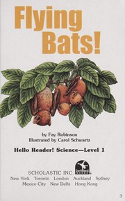 Cover of: Flying bats!