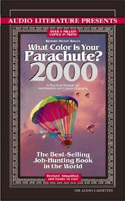 Cover of: What Color Is Your Parachute, 2000: A Practical Manual for Job-Hunters and Career-Changers