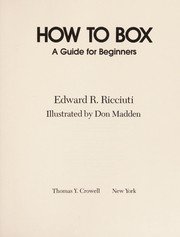 Cover of: How to box: a guide for beginners