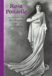 Cover of: Rosa Ponselle: A Centenary Biography (Opera Biography Series, No. 9)