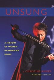 Cover of: Unsung by Christine Ammer