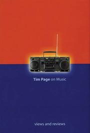 Cover of: Tim Page on Music by Tim Page