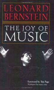 Cover of: The Joy of Music Leonard Bernstein by Leonard Bernstein