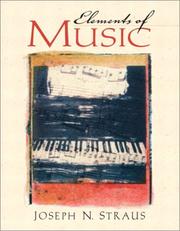 Cover of: Elements of Music