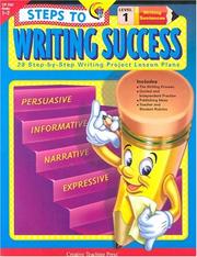 Cover of: Steps to Writing Success Level 1 by June Hetzel, Deborah McIntire