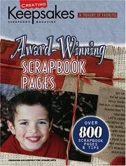 Cover of: Award-Winning Scrapbook Pages (Creating Keepsakes) (Creating Keepsakes)