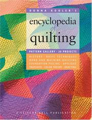 Cover of: Donna Kooler's Encyclopedia of Quilting