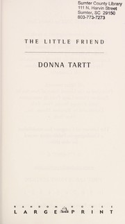Cover of: The little friend | Donna Tartt