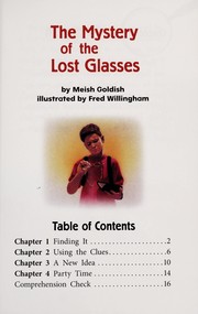 Cover of: The Mystery of the lost glasses by Meish Goldish