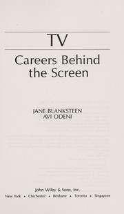 TV, careers behind the screen by Jane Blanksteen