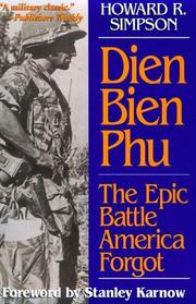 Cover of: Dien Bien Phu by Howard R. Simpson