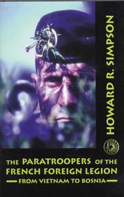 Cover of: The paratroopers of the French Foreign Legion by Howard R. Simpson
