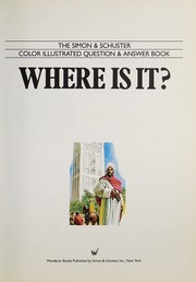 Cover of: Where is it? | 
