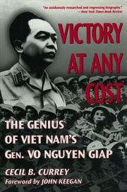 Cover of: Victory at any cost by Cecil B. Currey
