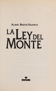Cover of: La ley del monte
