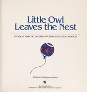Cover of: Little Owl Leaves/ | Marcia Leonard