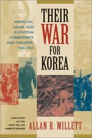 Cover of: Their War for Korea: American, Asian, and European Combatants and Civilians, 1945-1953