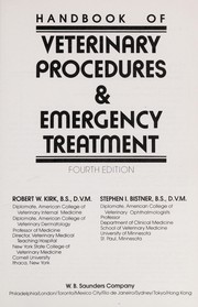 Cover of: Handbook of veterinary procedures & emergency treatment