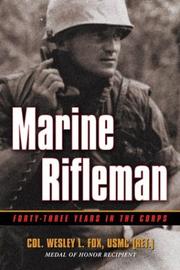 Cover of: Marine Rifleman by Wesley L. Fox