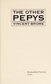 Cover of: The Other Pepys | Vincent Brome
